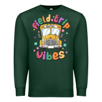 Sports Green field trip vibes Premium Sweatshirt - MaliasSmallBusiness
