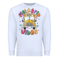 White field trip vibes Premium Sweatshirt - MaliasSmallBusiness