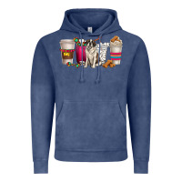 Vintage Denim st. bernard dog coffee cups Vintage Hoodie - texasbilliewilder