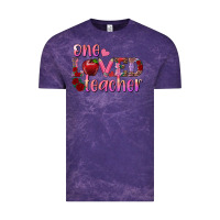 Cloud Purple one loved teacher Vintage Tee - RanaPortraitStore