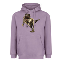 Lavender Tyrannosaurus T rex Heavyweight Hoodie - LillyAllenDesigns