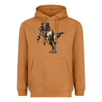 Meerkat Tyrannosaurus T rex Heavyweight Hoodie - LillyAllenDesigns