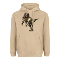 Mushroom Tyrannosaurus T rex Heavyweight Hoodie - LillyAllenDesigns