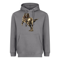 Storm Tyrannosaurus T rex Heavyweight Hoodie - LillyAllenDesigns