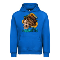 Cobalt momlife skull with bandana Urban Hoodie - Jasminsmagicworld