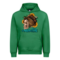 Emerald momlife skull with bandana Urban Hoodie - Jasminsmagicworld