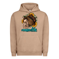 Pigment Burro momlife skull with bandana Urban Hoodie - Jasminsmagicworld