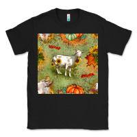 Black fall goats seamless pattern Classic Tee - BundleAndBundleShop
