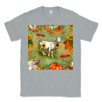 Heather Grey fall goats seamless pattern Classic Tee - BundleAndBundleShop
