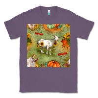 Lavender fall goats seamless pattern Classic Tee - BundleAndBundleShop