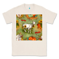 Natural fall goats seamless pattern Classic Tee - BundleAndBundleShop