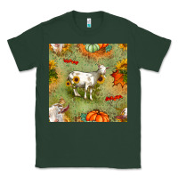 Sports Green fall goats seamless pattern Classic Tee - BundleAndBundleShop