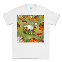 White fall goats seamless pattern Classic Tee - BundleAndBundleShop