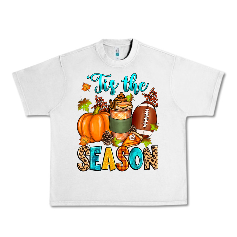 'tis The Season American  Football Urban Heavy Tee by Zillion Design Studio | Teevron