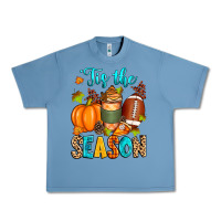 Pebble Blue 'tis the season american  football Urban Heavy Tee - Zillion Design Studio