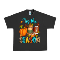 Pigment Black 'tis the season american  football Urban Heavy Tee - Zillion Design Studio