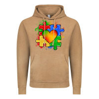 Vintage Camel autism puzzle pieces heart Vintage Hoodie - Zillion Design Studio