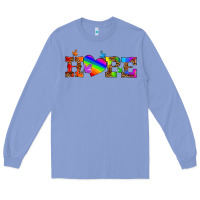 Colony Blue lgbtq heart and hope Long Sleeve Tee - HRA Design Shop