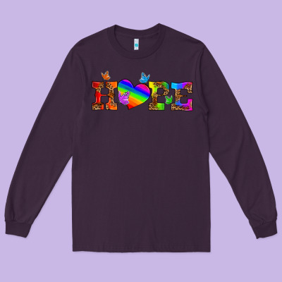 Lgbtq Heart And Hope Long Sleeve Tee Designed By Hra Design Shop