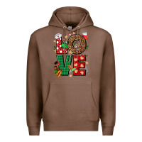 Chestnut Love Nurse Christmas Premium Hoodie - NancyCooperArtShop