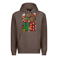 Coffee Love Nurse Christmas Premium Hoodie - NancyCooperArtShop