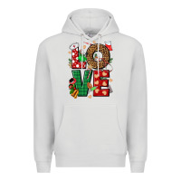 Dove Grey Love Nurse Christmas Premium Hoodie - NancyCooperArtShop