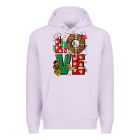 Lilac Love Nurse Christmas Premium Hoodie - NancyCooperArtShop