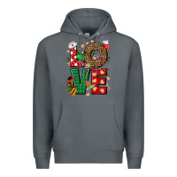 Rock Love Nurse Christmas Premium Hoodie - NancyCooperArtShop