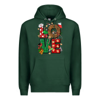 Sports Green Love Nurse Christmas Premium Hoodie - NancyCooperArtShop