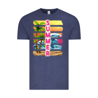 Vintage Denim summer with background tbw Vintage Tee - texasbilliewilder
