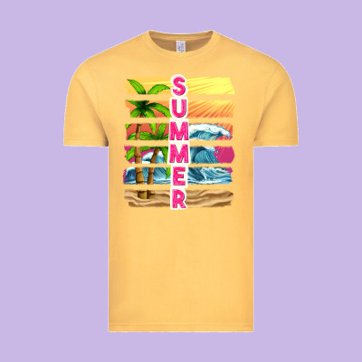 Summer With Background Tbw Vintage Tee Designed By Texasbilliewilder