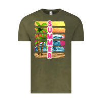 Vintage Olive summer with background tbw Vintage Tee - texasbilliewilder