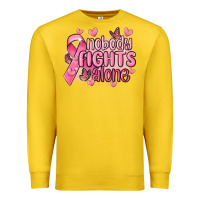 Lemon nobody fights alone cancer Premium Sweatshirt - MaliasSmallBusiness