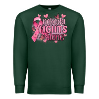 Nobody Fights Alone Cancer Premium Sweatshirt | Teevron