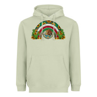 Matcha mexican flag cactus and sunflowers rainbow Heavyweight Hoodie - Jasminsmagicworld