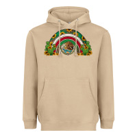 Mushroom mexican flag cactus and sunflowers rainbow Heavyweight Hoodie - Jasminsmagicworld