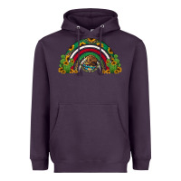 Plum mexican flag cactus and sunflowers rainbow Heavyweight Hoodie - Jasminsmagicworld