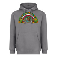 Storm mexican flag cactus and sunflowers rainbow Heavyweight Hoodie - Jasminsmagicworld