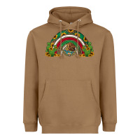 Toasted Coconut mexican flag cactus and sunflowers rainbow Heavyweight Hoodie - Jasminsmagicworld