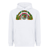 White mexican flag cactus and sunflowers rainbow Heavyweight Hoodie - Jasminsmagicworld