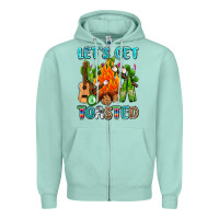 Seafoam let's get toasted with camp fire Zipper Hoodie - AdoDesignShop