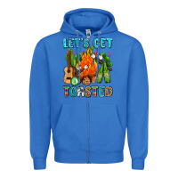 True Royal let's get toasted with camp fire Zipper Hoodie - AdoDesignShop