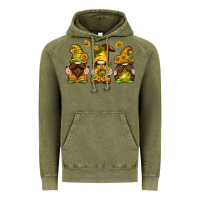 Vintage Olive sunflower gnomies Vintage Hoodie - texasbilliewilder