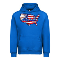 Cobalt usa flag baseball Urban Hoodie - BarkalooDesign