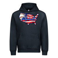Navy usa flag baseball Urban Hoodie - BarkalooDesign