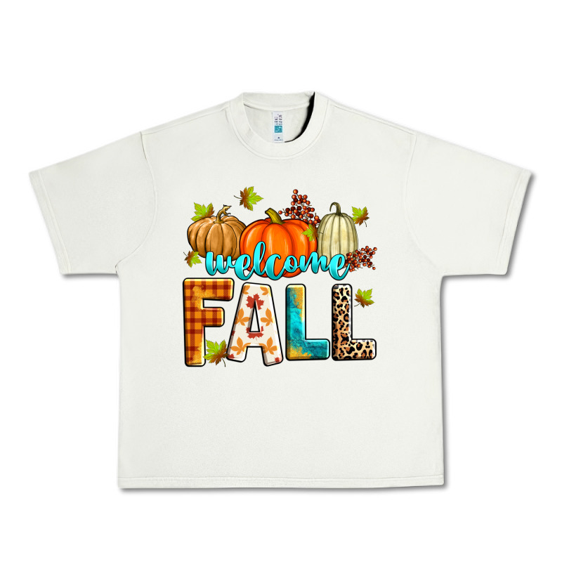 Welcome Fall Urban Heavy Tee by Zillion Design Studio | Teevron