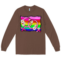 Chestnut lgbtq gender lesbian symbol Long Sleeve Tee - HRA Design Shop
