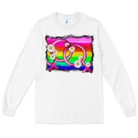 White lgbtq gender lesbian symbol Long Sleeve Tee - HRA Design Shop