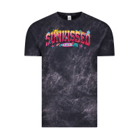 Cloud Black sunkissed Vintage Tee - texasbilliewilder
