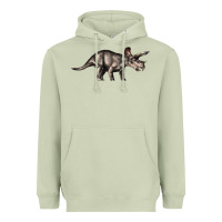Matcha Triceratops Horridus Heavyweight Hoodie - LillyAllenDesigns
